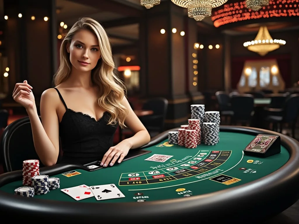 Dealer dan meja baccarat live dalam antarmuka mobile INDO126