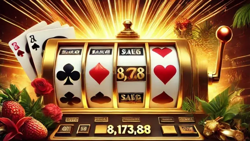 Tampilan reel slot bertema kasino pada lobi INDO126